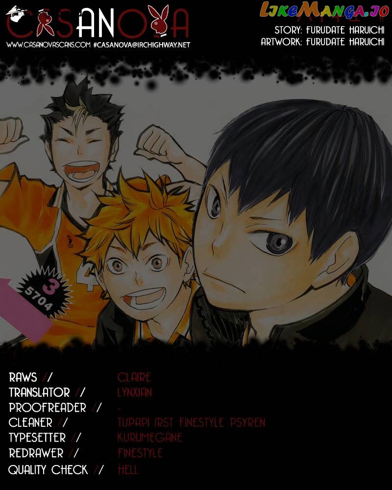 Haikyuu!!, Chapter 70 image 01